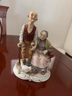 Set van 5 Oude Beelden: Opa, Oma, Jager en Drinker, Ophalen of Verzenden, Gebruikt, Mens