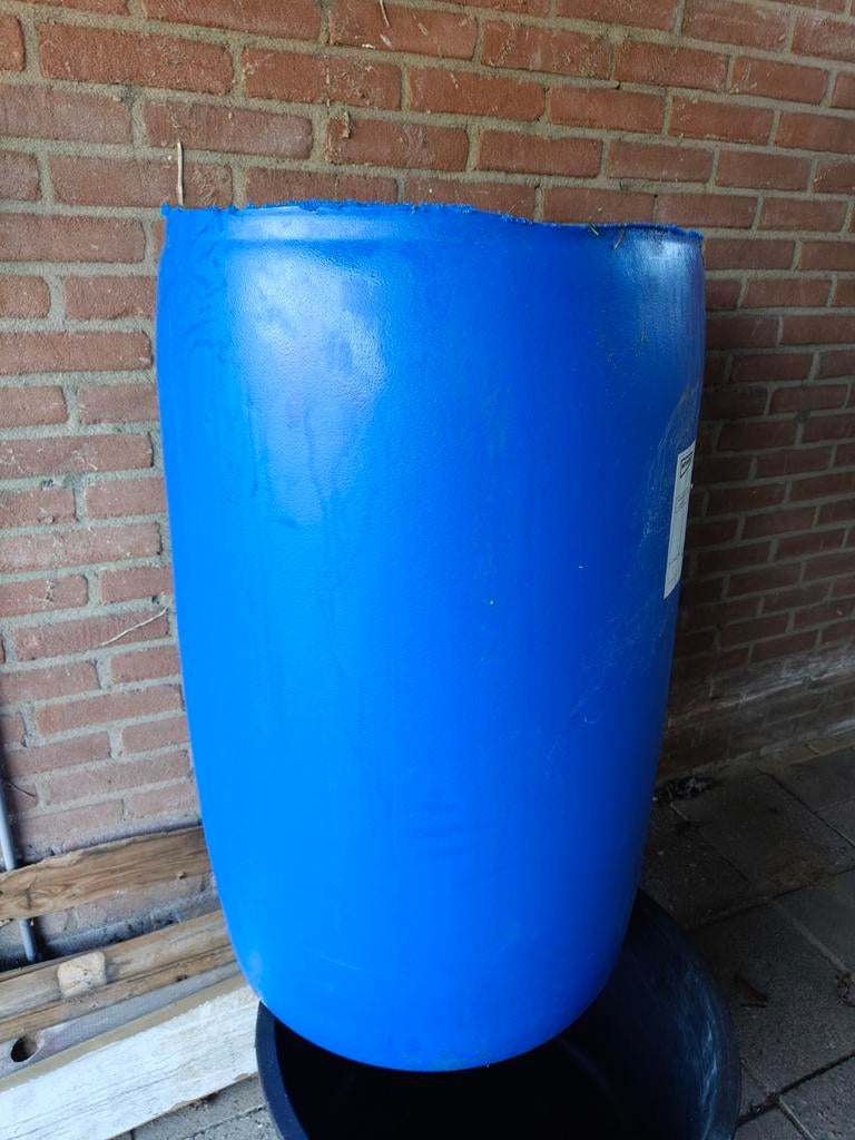 Grote regenton/vat 220, Tuin en Terras, Regentonnen, 150 liter of meer, Ophalen, Kunststof