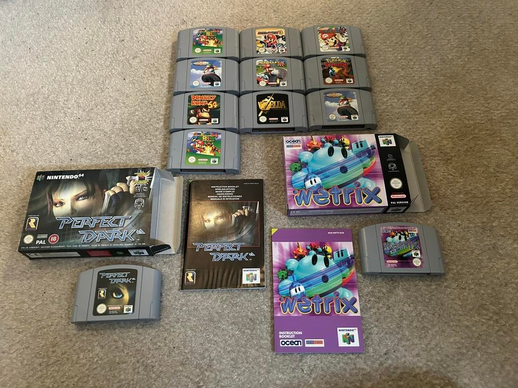 Nintendo 64 spellen!, 3 spelers of meer, Ophalen of Verzenden, Zo goed als nieuw, Vanaf 3 jaar