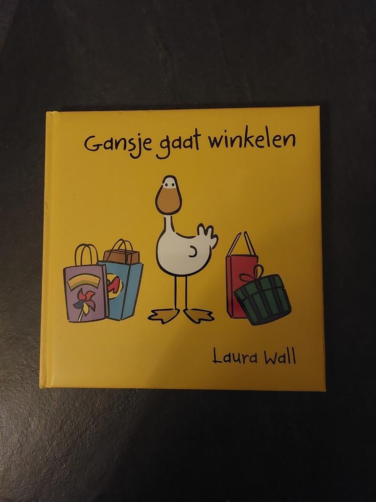 Gansje gaat winkelen - Laura Wall (Kinderboek), Boeken, Ophalen of Verzenden, Zo goed als nieuw, Laura Wall, Fictie algemeen