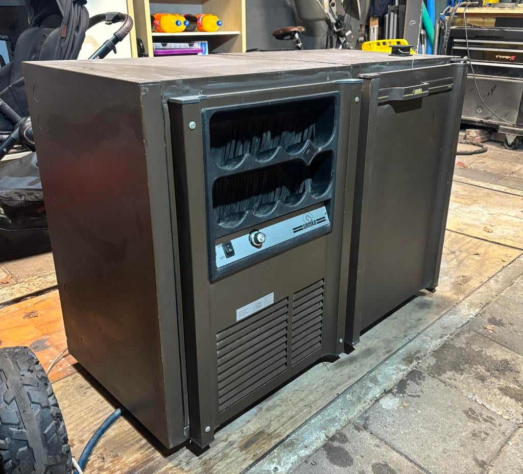 Gamko koelkast, Ophalen, Gebruikt