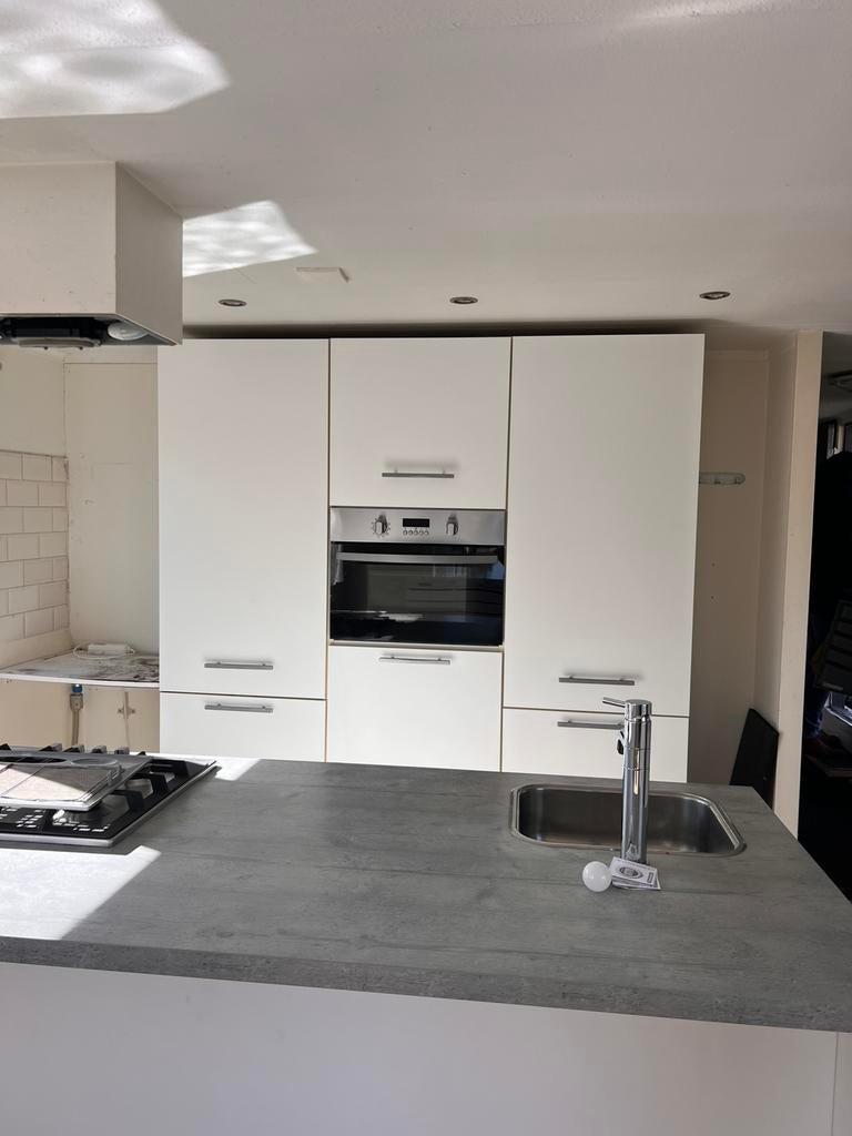 Tweedehands complete keuken en bar, Ophalen, Gebruikt, Wit, Enkelwandige keuken