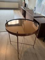 Spa zuiver bijzettafel, Huis en Inrichting, Tafels | Bijzettafels, Minder dan 55 cm, Gebruikt, Metaal of Aluminium, Rond