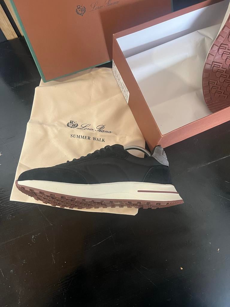 Loro Piana Summer Walk sneakers zwart, Zwart, Nieuw, Ophalen of Verzenden, Sneakers of Gympen