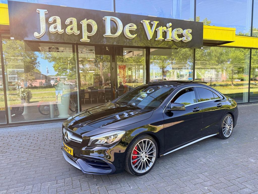 Mercedes-Benz CLA-klasse AMG 45 4MATIC 381PK, Auto's, Mercedes-Benz, CLA, Euro 6, 4 cilinders, Leder en Stof