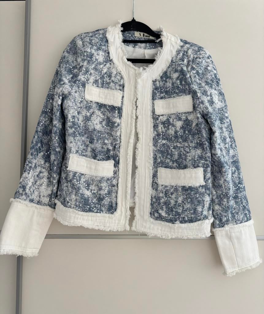 S woman colbert maat s, Verzenden, Zo goed als nieuw, Maat 36 (S), Blauw