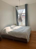 2 x Pullman Silverline boxsprings 90 x 210 (!) & eiken poten, Ophalen, 90 cm, Eenpersoons, Zo goed als nieuw