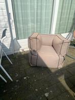 Lounge & Joy Zitzakstoel - Beige/Zwart, Ophalen of Verzenden, Zo goed als nieuw, Beige, Zitzakstoel