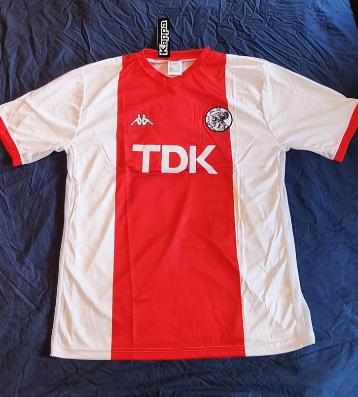 Ajax TDK shirt Kappa (Replica) - Seizoen 1985-87 - Maat XXL, Sport en Fitness, Voetbal, Nieuw, Shirt, Groter dan maat XL, Ophalen of Verzenden