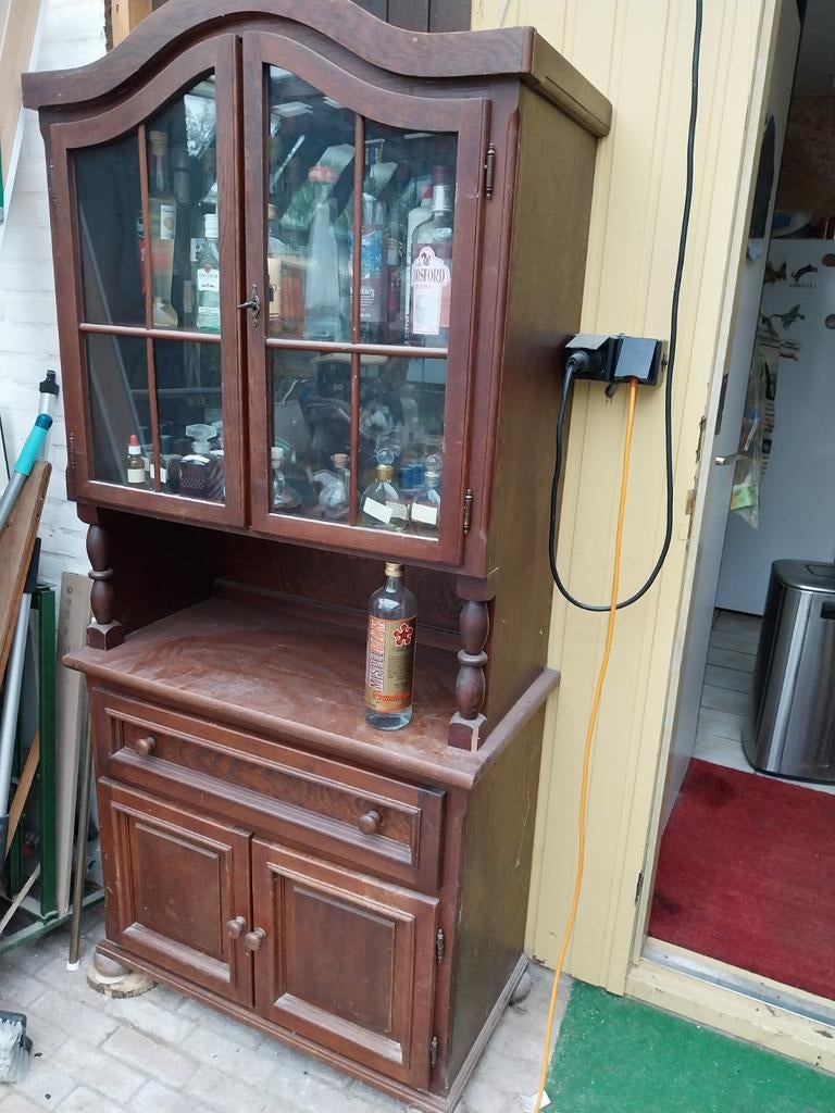 Eiken servieskast Oisterwijk 180x85x45 cm, Ophalen of Verzenden