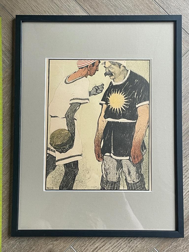 1901 - De voetballer / Gose / Vintage - Retro P0782-08, Antiek en Kunst, Ophalen of Verzenden