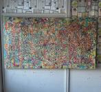 Valera- Kleurrijke abstract- Handgeschilderd- Uniek- XXL, Ophalen of Verzenden