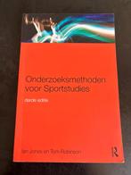 Onderzoeksmethoden voor Sportstudies (derde editie), Boeken, Ophalen of Verzenden, Beta, Zo goed als nieuw, HBO
