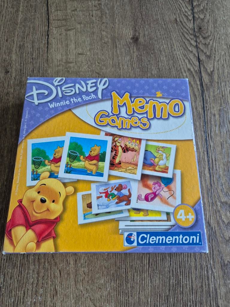 Winnie the pooh memorie, Een of twee spelers, Ophalen of Verzenden, Zo goed als nieuw, Clementoni
