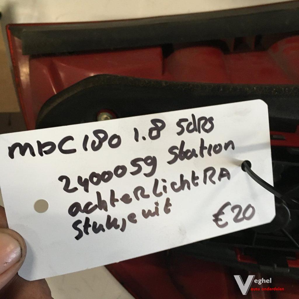 Mercedes C180 1.8 Station Achterlicht  Rechts ( stukje uit ,