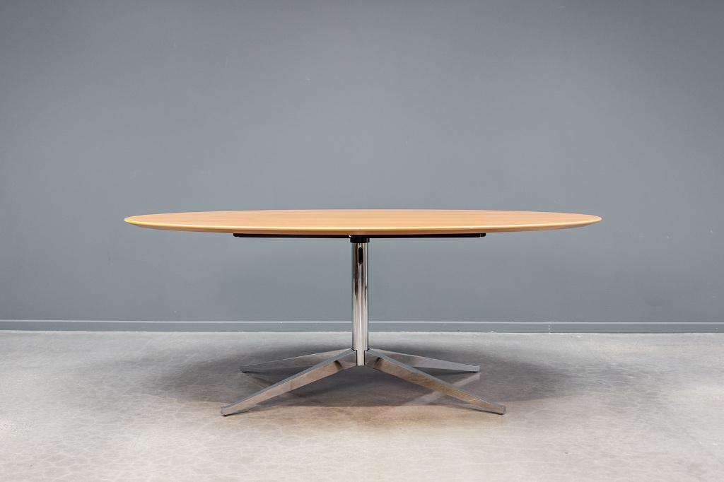 Florence Knoll oval table, Huis en Inrichting, Ophalen of Verzenden, Rechthoekig, 200 cm of meer, 50 tot 100 cm