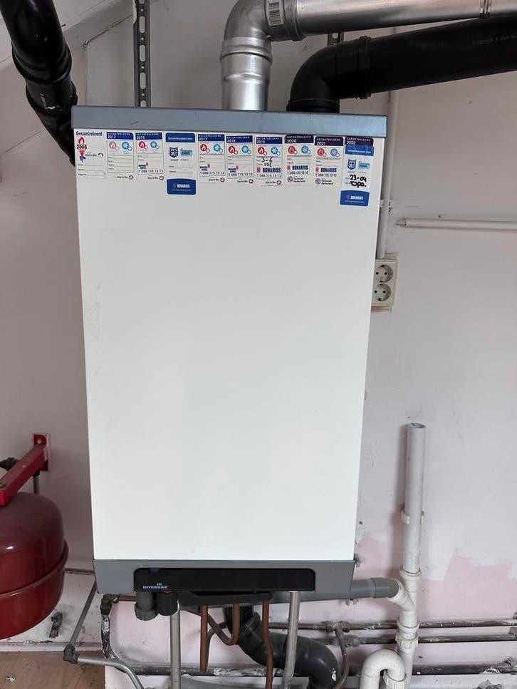 Intergas Kombi Kompakt HR 22/28 CV-ketel, Ophalen, Gebruikt, Hoog rendement (Hr), Cv-ketel of Combi-ketel