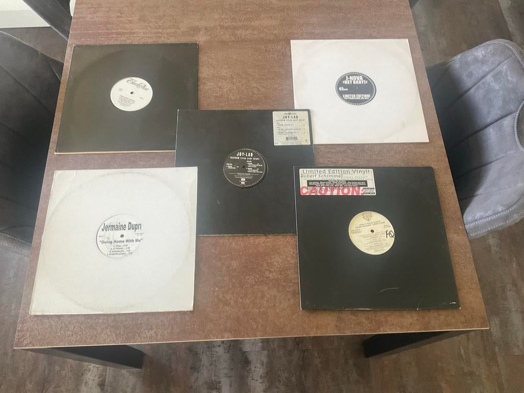 5 zeldzame 12" Maxi Singles - Promotie exemplaren, Gebruikt, 1990 - 1999, Ophalen of Verzenden, 12 inch