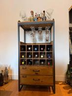 Wijnkast, Ophalen, Zo goed als nieuw, Hout, 75 cm of meer