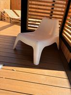 IKEA Vago tuinstoel wit - Gebruikt, Ophalen, Gebruikt, Kunststof, Stapelbaar