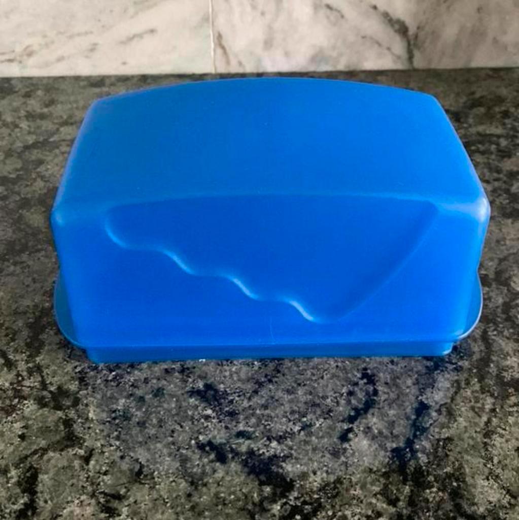 Botervloot Tupperware, Ophalen of Verzenden, Gebruikt, Blauw, Overige typen