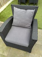 Loungeset met kussens, Tuin en Terras, Ophalen, 4 zitplaatsen, Gebruikt, Loungeset