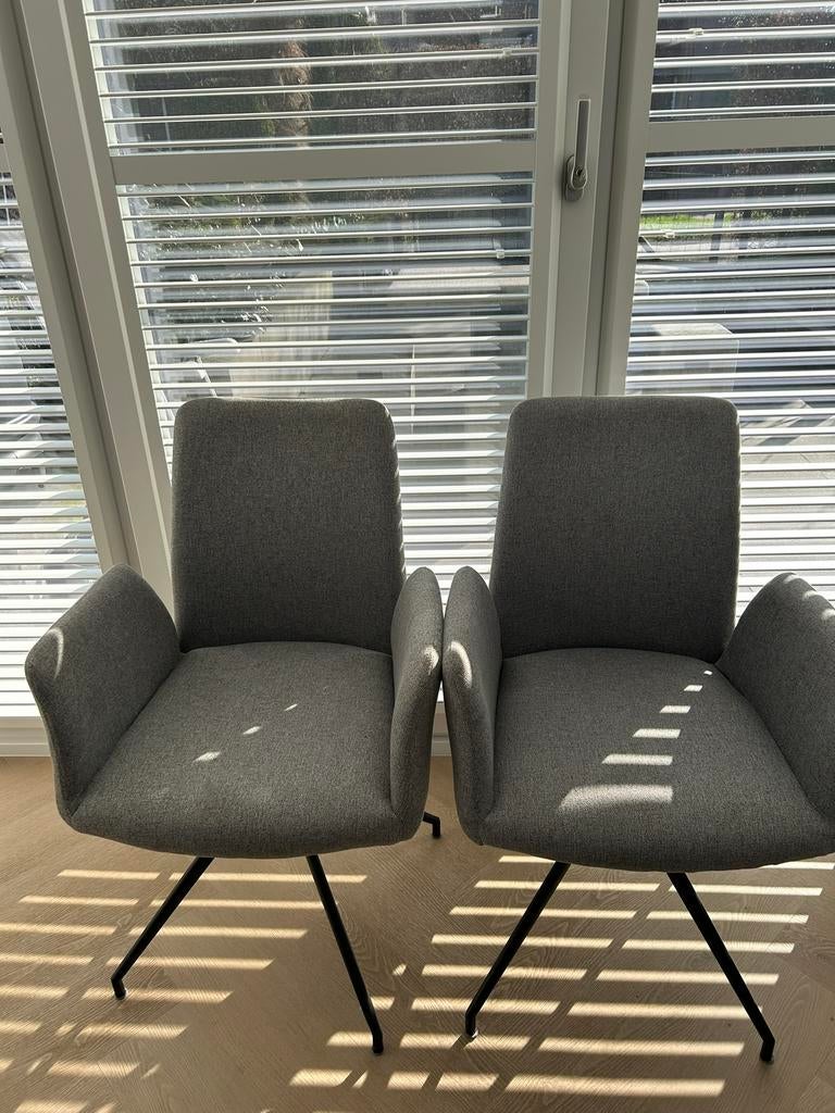 4 eetkamerstoelen, Ophalen, Gebruikt, Vier, Metaal