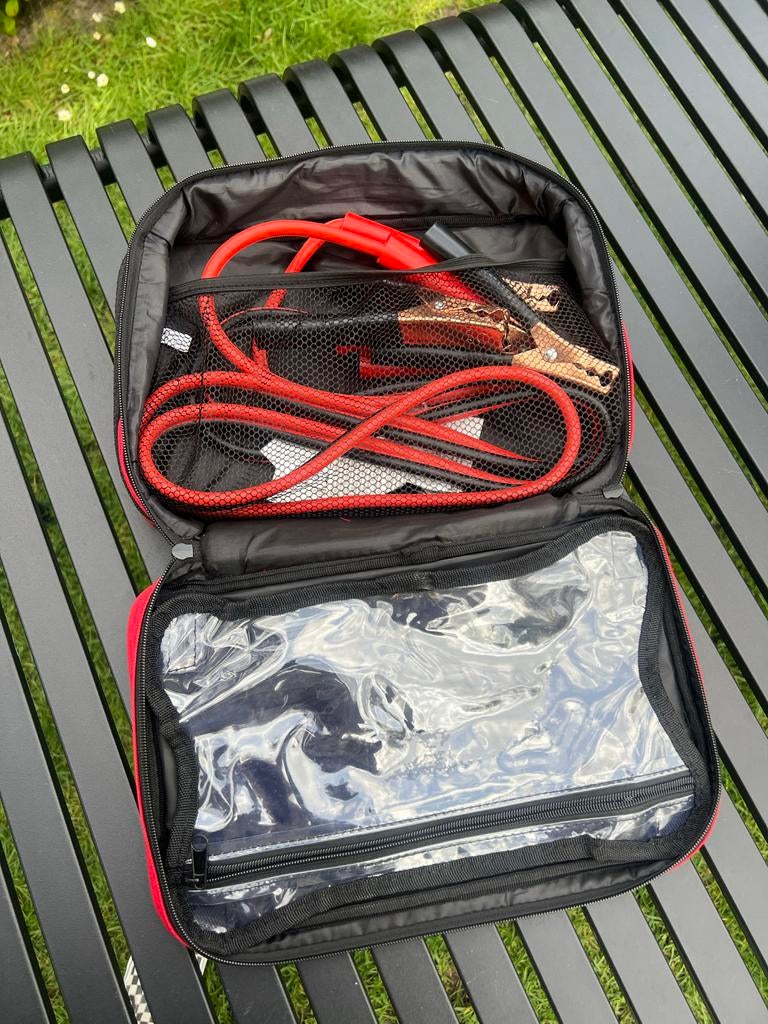 Startkabels in handige draagtas - Overcompleet, Auto diversen, Jumpstarters, Ophalen of Verzenden, Gebruikt
