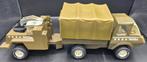 Tonka Leger Vrachtwagen met Aanhanger - Vintage Speelgoed, Ophalen of Verzenden, Gebruikt