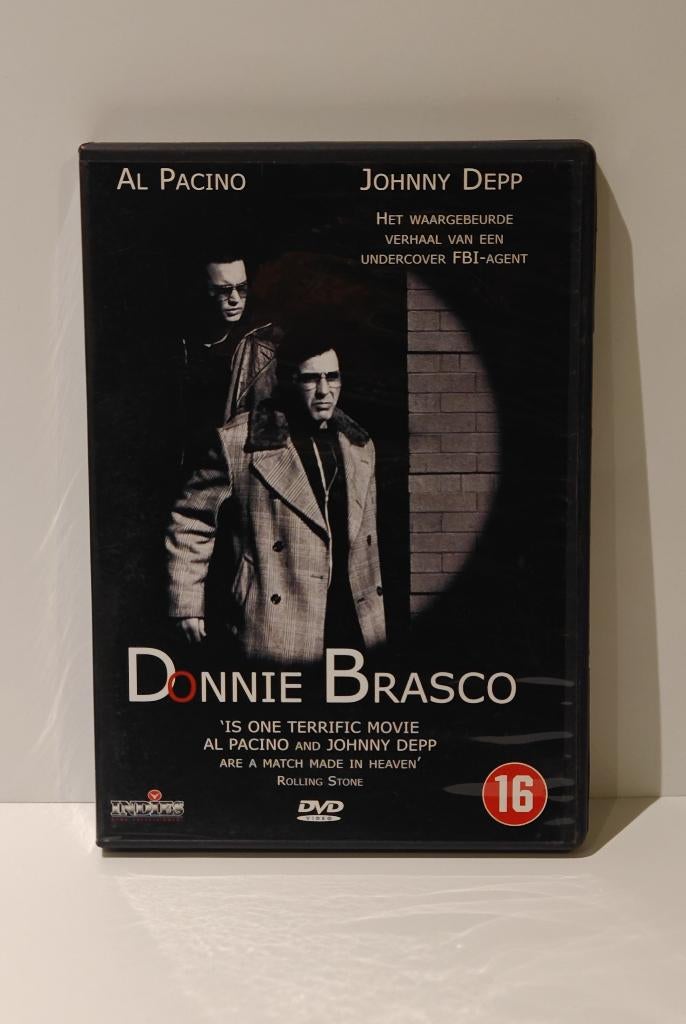 Donnie Brasco dvd Johnny Depp Al Pacino maffia thriller cult, Vanaf 16 jaar, Ophalen of Verzenden, Zo goed als nieuw, Maffia en Misdaad