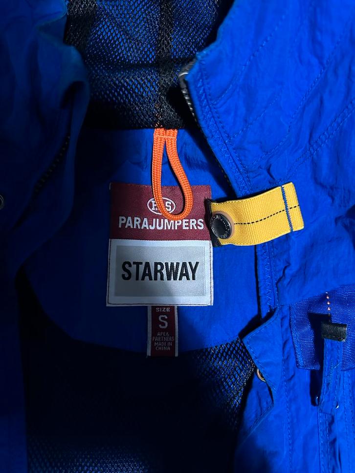 Parajumpers Starway Lichtgewicht Jas in Blauw, Kleding | Heren, Jassen | Zomer, Zo goed als nieuw, Maat 46 (S) of kleiner, Blauw