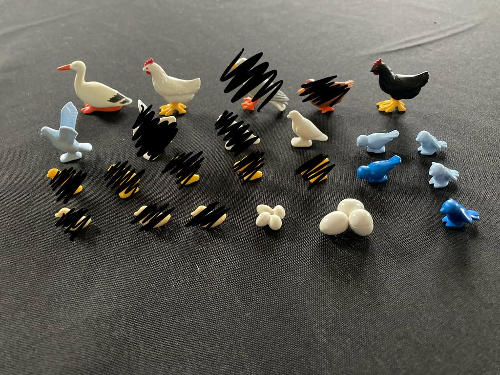 Playmobil ooievaar, kip, eieren ed…., Ophalen of Verzenden, Zo goed als nieuw