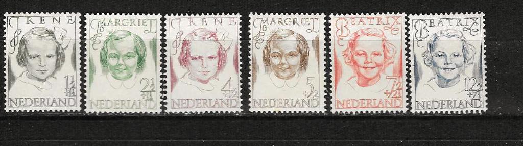 Nl 454-459 postfris, Postzegels en Munten, Postzegels | Nederland, Ophalen of Verzenden, Na 1940, Postfris