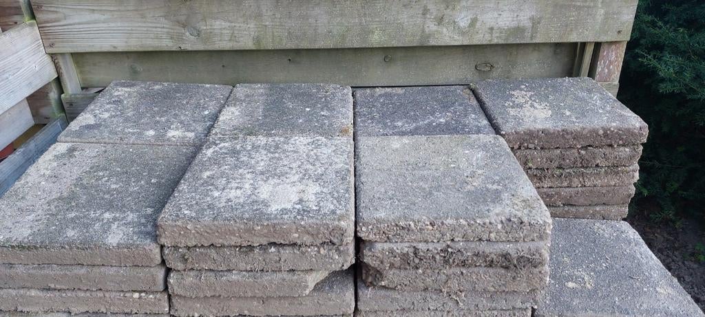 30x30 tegels gratis, Tuin en Terras, Tuinsets en Loungesets, Ophalen, Gebruikt