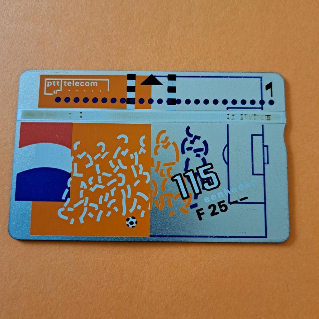 PTT Telecom telefoonkaart KNVB voetbal, Verzamelen, Telefoonkaarten, Ophalen of Verzenden, Nederland
