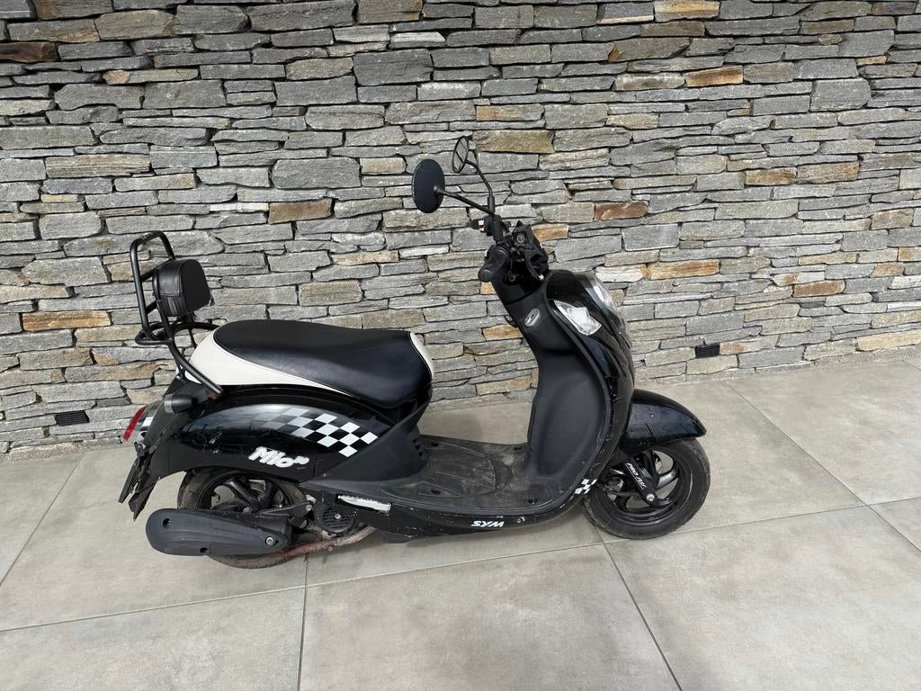 Sym Mio Scooter - 60 km/u - Zwart, Fietsen en Brommers, Snorfietsen en Snorscooters, Ophalen, Gebruikt, Benzine, SYM