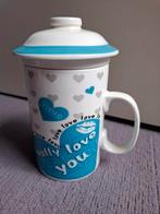 Mooie porseleinen theemok van Royal Windsor!, Ophalen of Verzenden, Zo goed als nieuw, Overige stijlen, Kop(pen) en/of Schotel(s)