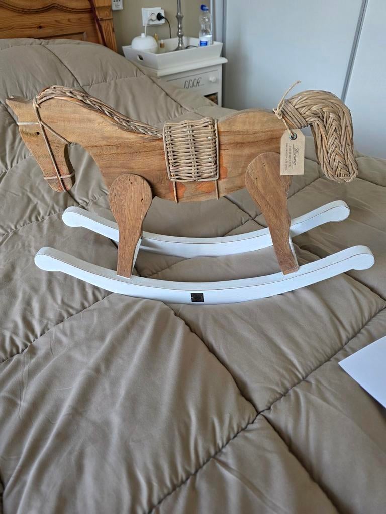 Riviera maison houten hobbelpaard zo goed als nieuw, Ophalen, Zo goed als nieuw