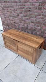 Vintage Schoenenkast Opslagbox Speelgoedbox Hout 100x40x46, Huis en Inrichting, Kasten | Schoenenkasten, Ophalen of Verzenden