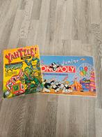 Monopoly junior en yahtzee turtles, Hobby en Vrije tijd, Ophalen of Verzenden, Gebruikt