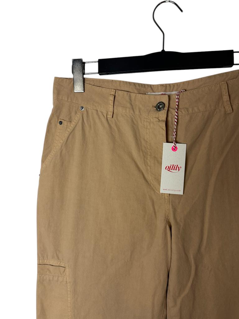 Oilily broek NIEUW L, Maat 38/40 (M), Verzenden, Beige, Nieuw