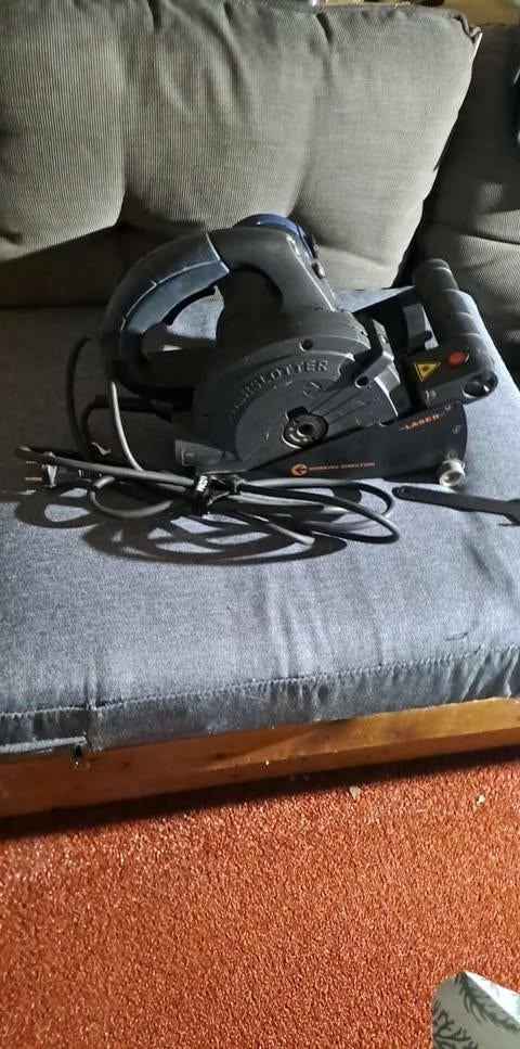 z.g.a.n ferm muurfrees incl 2 freesbladen, Doe-het-zelf en Verbouw, Gereedschap | Freesmachines, Ophalen, Gebruikt, Muurfrees