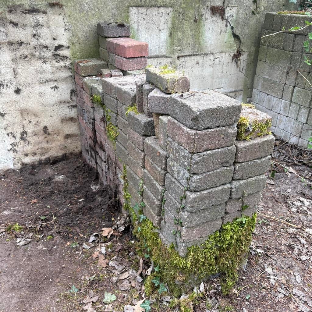 Terrastegels 15x15, Tuin en Terras, Ophalen, Zo goed als nieuw, Beton, Terrastegels