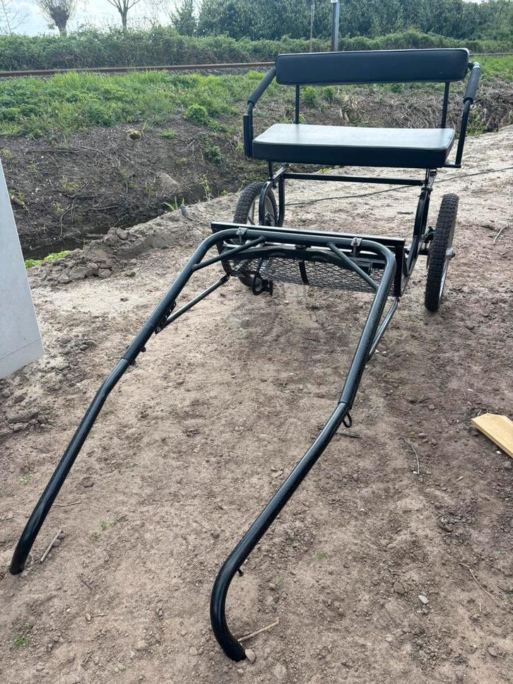 Sulky kar, Dieren en Toebehoren, Rijtuigen en Koetsen, Zo goed als nieuw, Pony