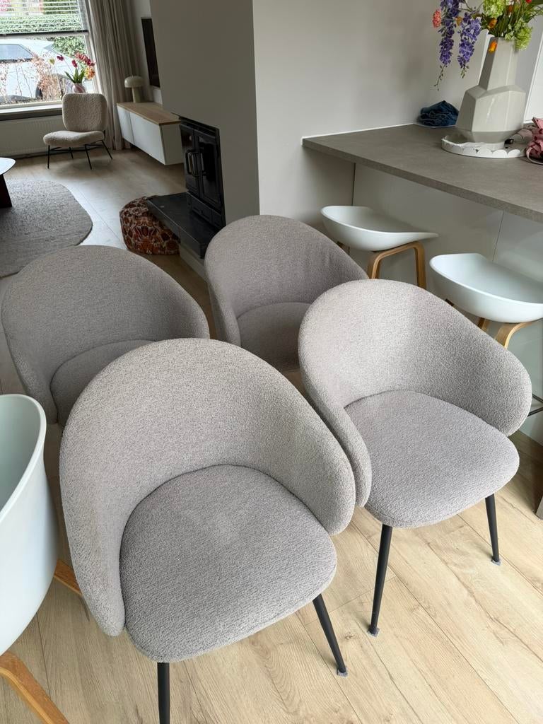Eetkamerstoelen, Huis en Inrichting, Stoelen, Ophalen, Zo goed als nieuw, Vier
