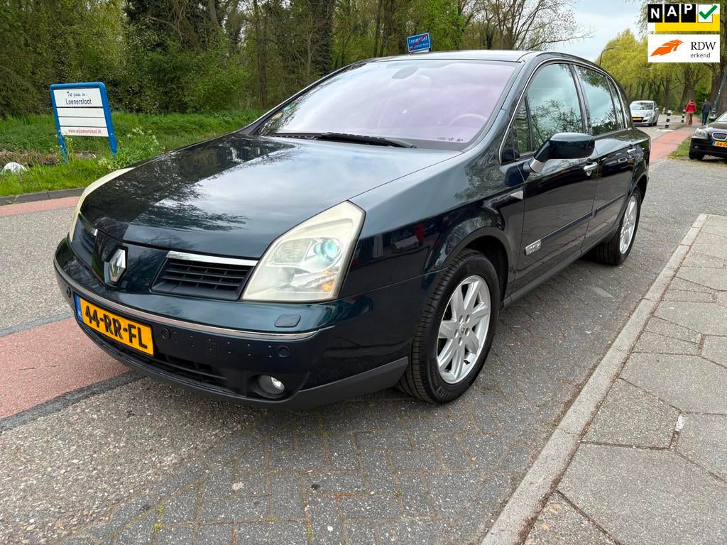 Renault Vel Satis 3.5 V6 24V Initiale, Auto's, Bedrijf, 1600 kg, 102 €/maand, 6 cilinders