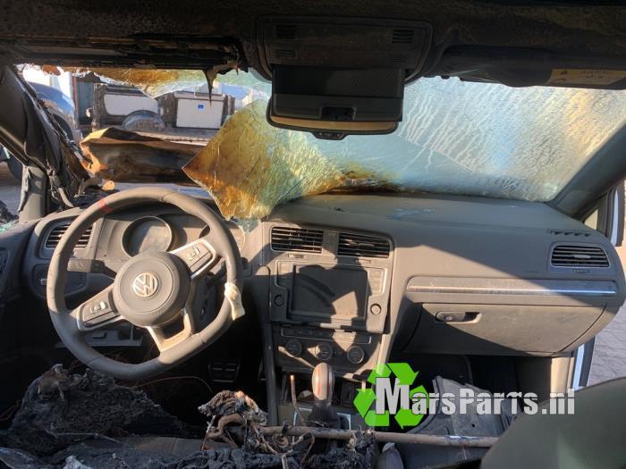 Kontaktslot + Sleutel van een Volkswagen Golf, Gebruikt, -, Volkswagen, -