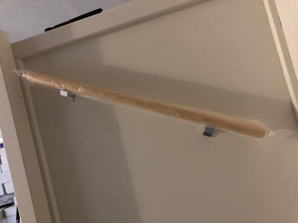 Nieuwe 2 stuks ronde trapleuning trap leuning 100 cm, Ophalen of Verzenden, Nieuw, Trap, Minder dan 2 meter