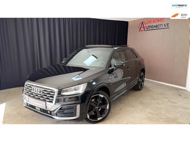 Audi Q2 1.4 TFSI 3x S Line voll. Pano/Cam/Automaat/ sfeer/ d, Auto's, Parkeercamera, Gebruikt, 4 cilinders, 150 pk