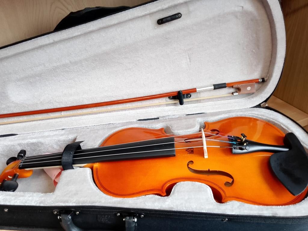Viool.  Met case, Muziek en Instrumenten, Strijkinstrumenten | Violen en Altviolen, Ophalen, Zo goed als nieuw, 4/4-viool